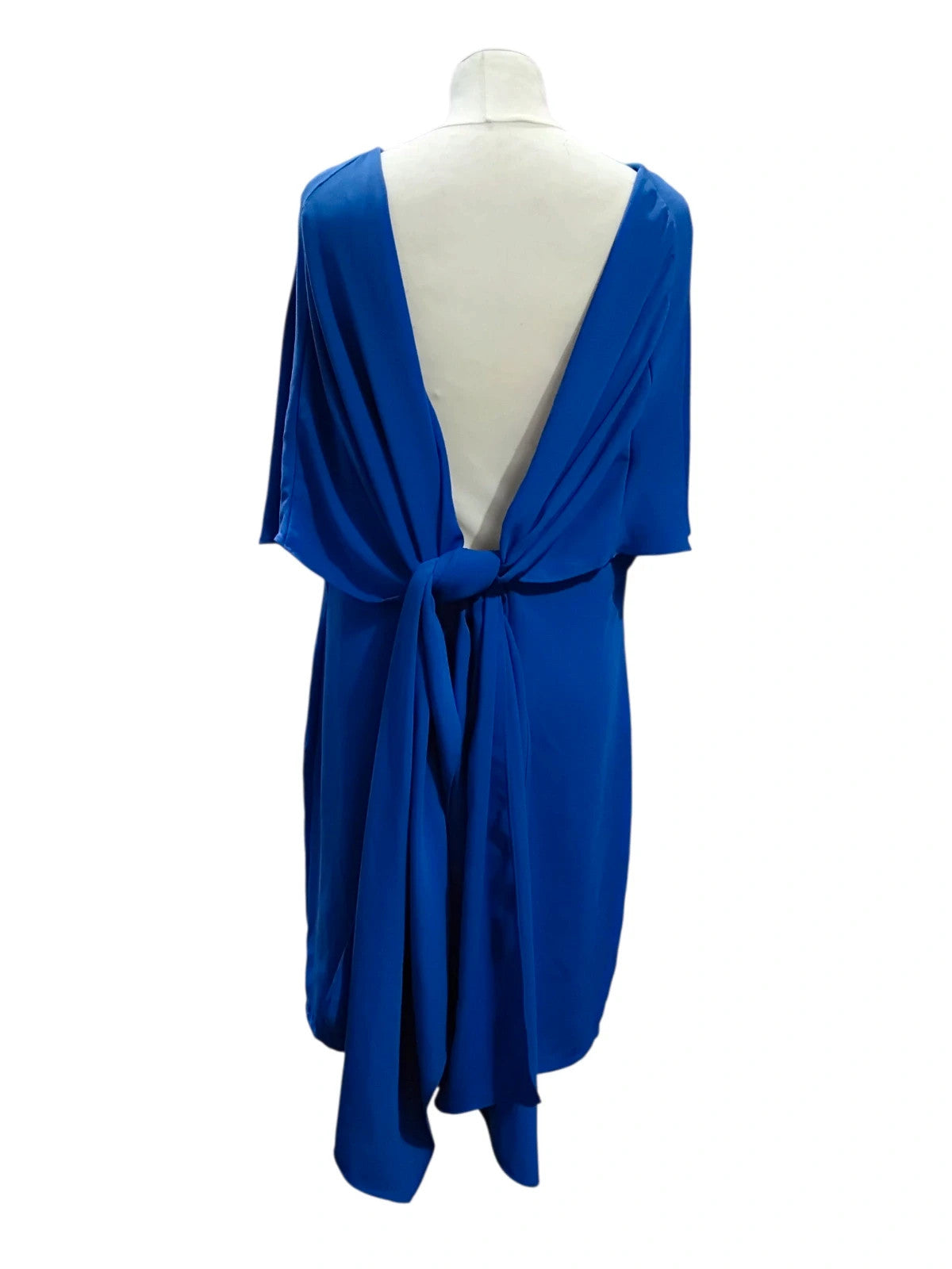 6982 Blue Midi Dress With Flattering Fit #CottonBrothers