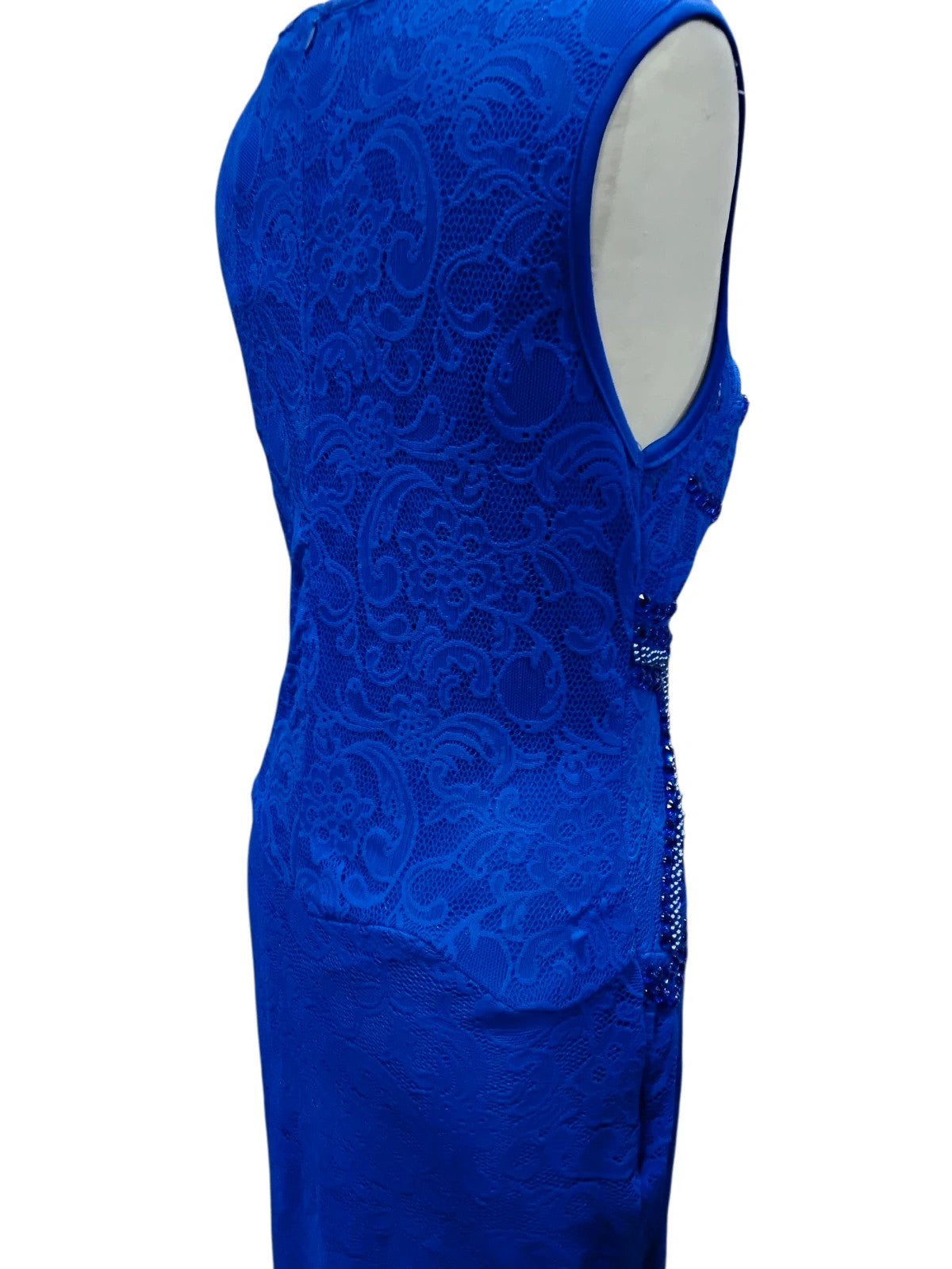 7257 Royal Blue Maxi Dress #FlamMode