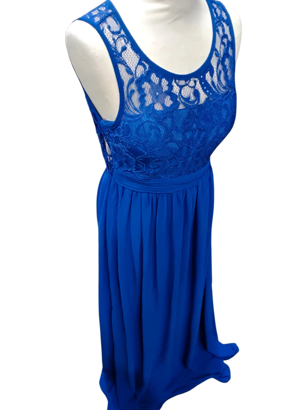 7251 Royal Blue Maxi Dress #FlamMode