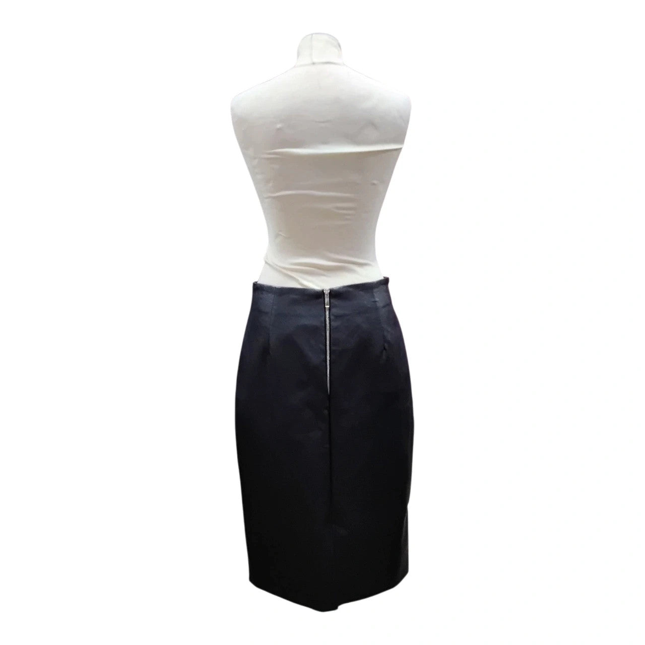 7341 Unika Pleather black skirt