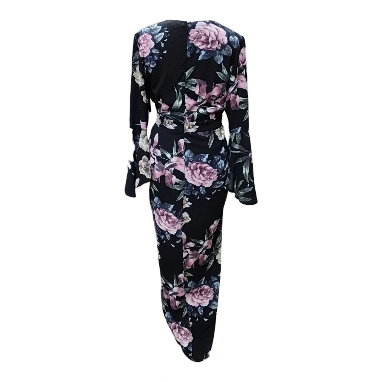 7369 Girl in Mind Black multi flower dress
