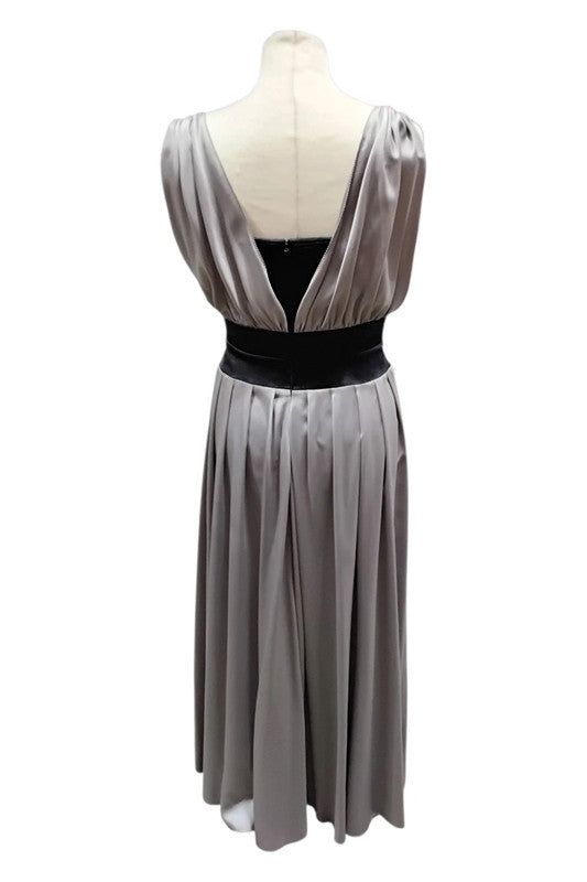 Amanda Wakeley Dress Grey and black Sz 10 7572EC