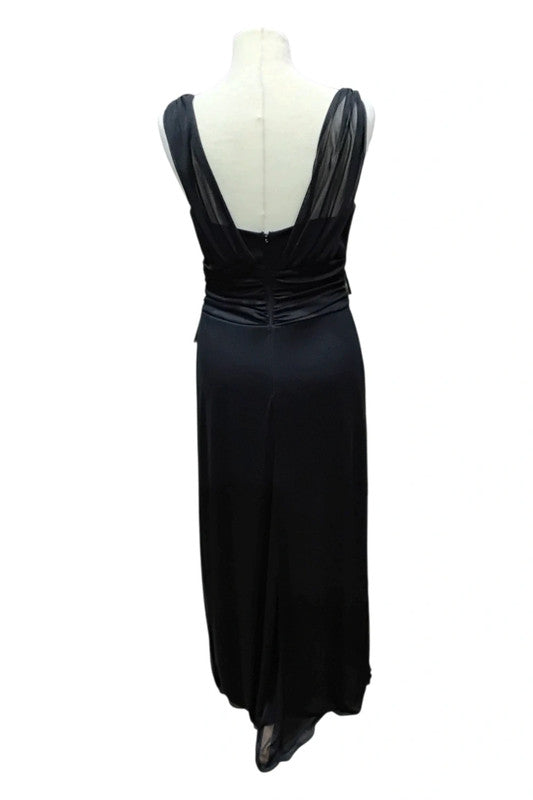 7648 Betsy&Adam Black dress Sz 8 petite