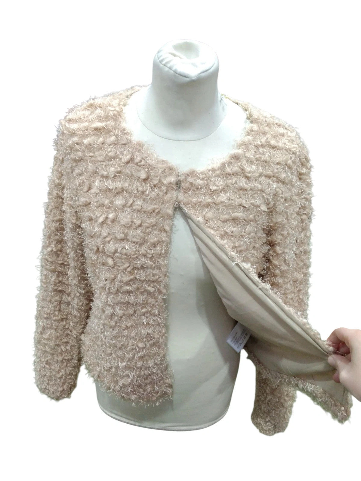 7665 beige blazer