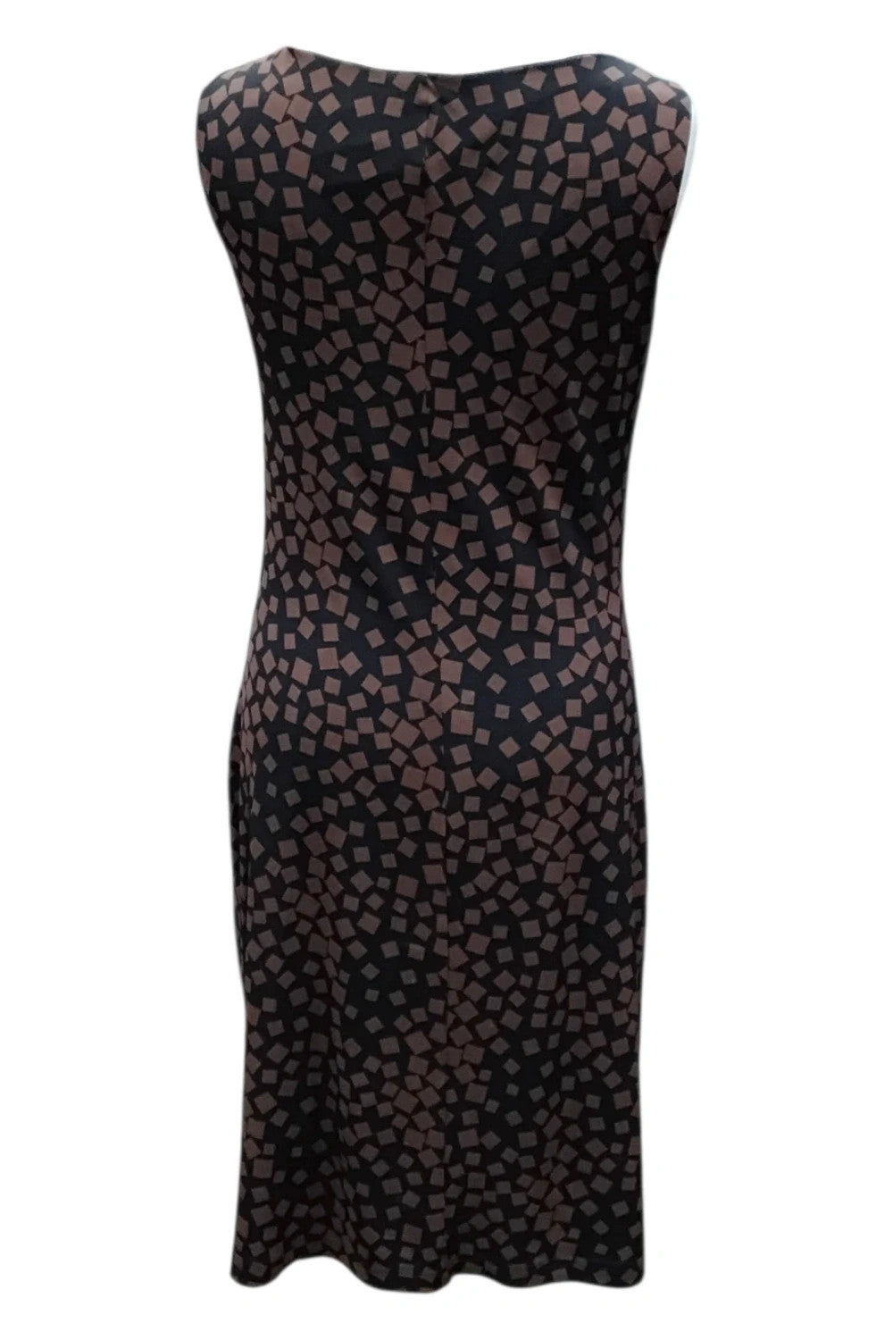 7794 Jesika Howard black&Brown s/s dress