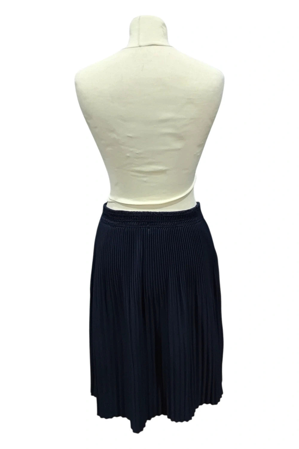 7750 Zara basic nnavy pleating skirt
