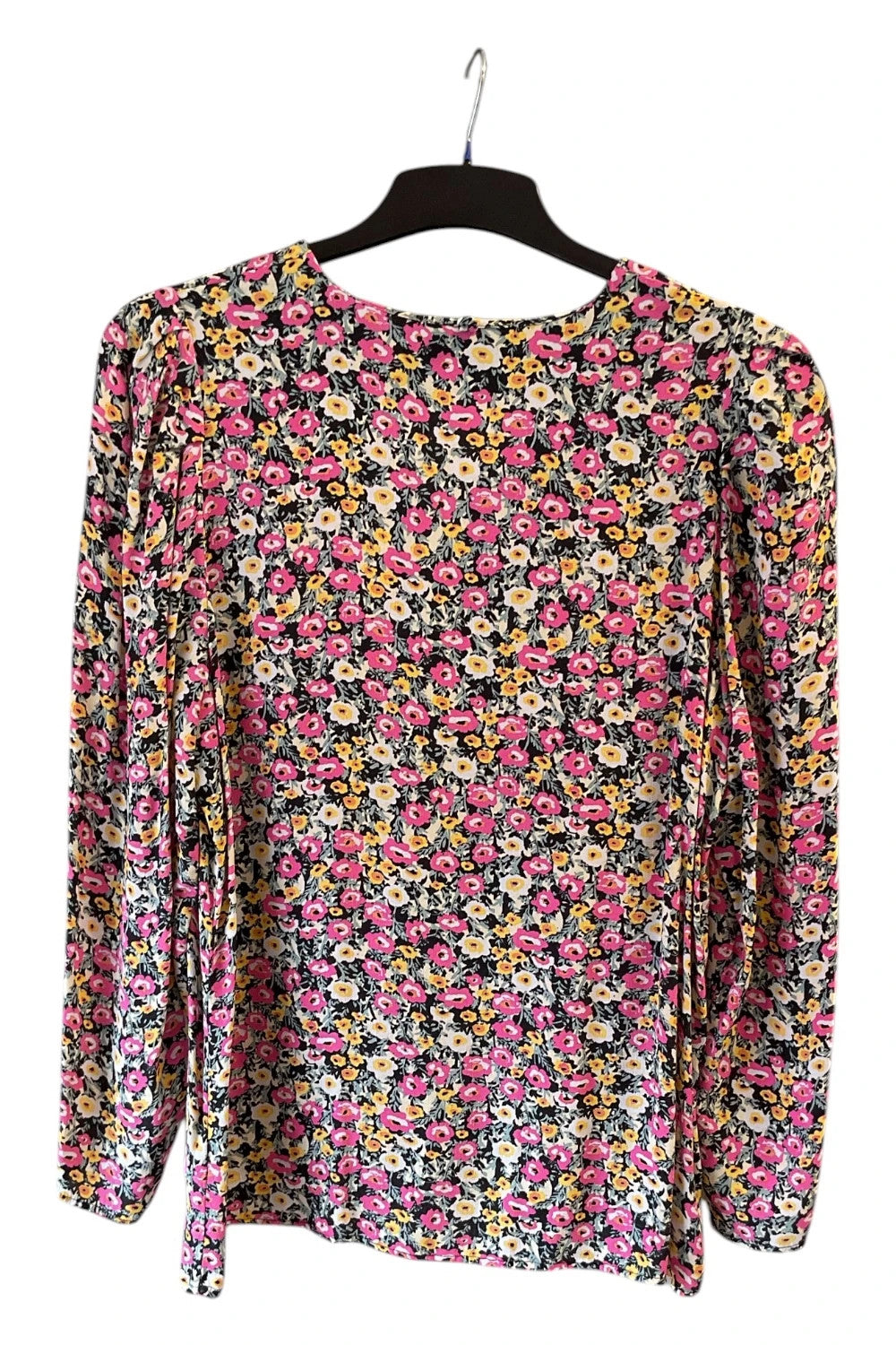 8818 Next Multicoloured floral long sleeve blouse