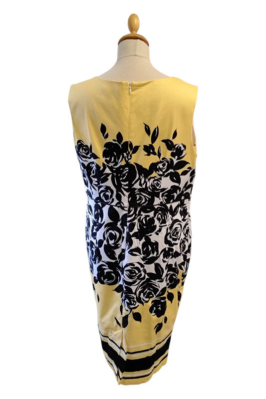 The Collection Debenhams Dress Yellow SZ16 8801MG