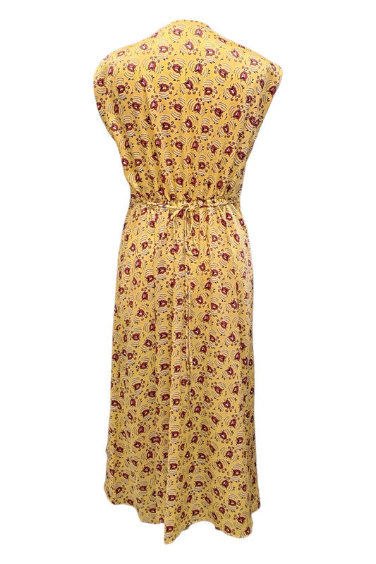 Zara Yellow Dress Sz L 9166CDC