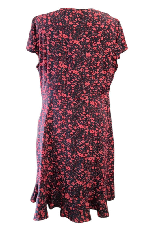 Marc Angelo Red&Grey Dress Sz 16 9181CB