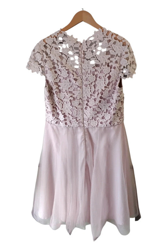 Chi Chi Pink Lace top Dress Sz 18 9185CB