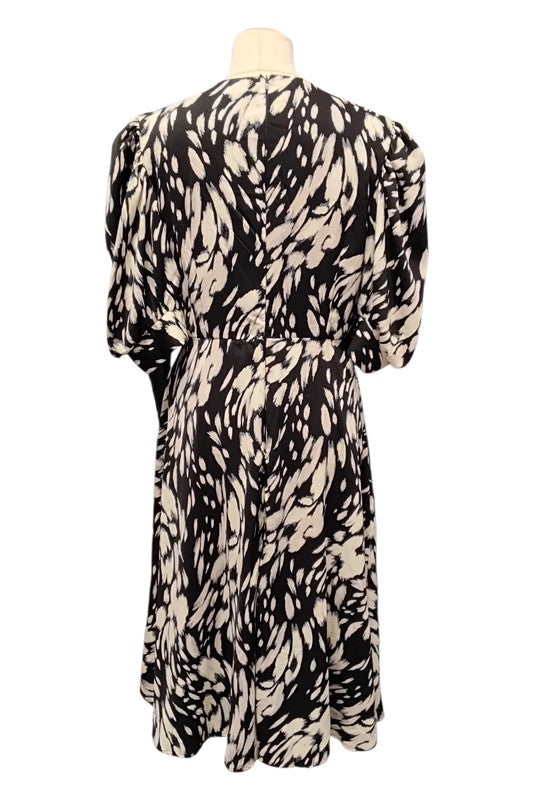 Girl in Mind Dress Black Print Sz 12 9211KG