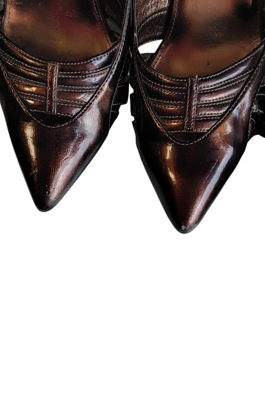 Chinese Laundry brown heels with pointed toe sz 9