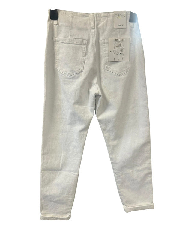 8366MG Lusa white jeans size 36