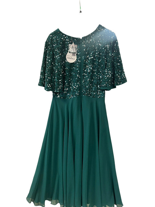 Amber Green Evening Dress size M 9331VBR