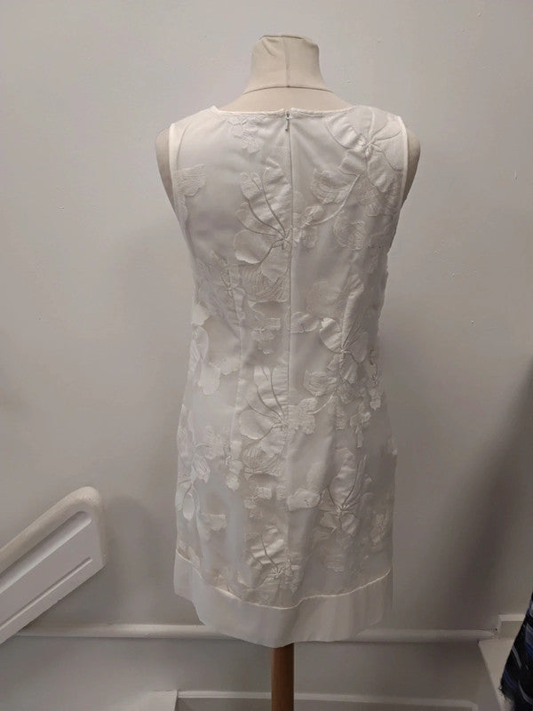 Dunnes Dress Cream Sz 10 9322JC