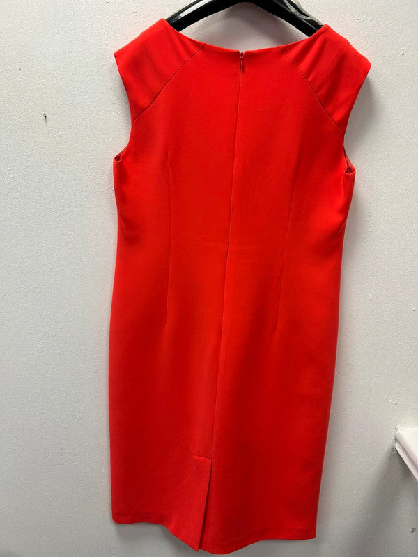 Lizabella two piece dress & jacket: Bright Coral Sz 14 9424MROB
