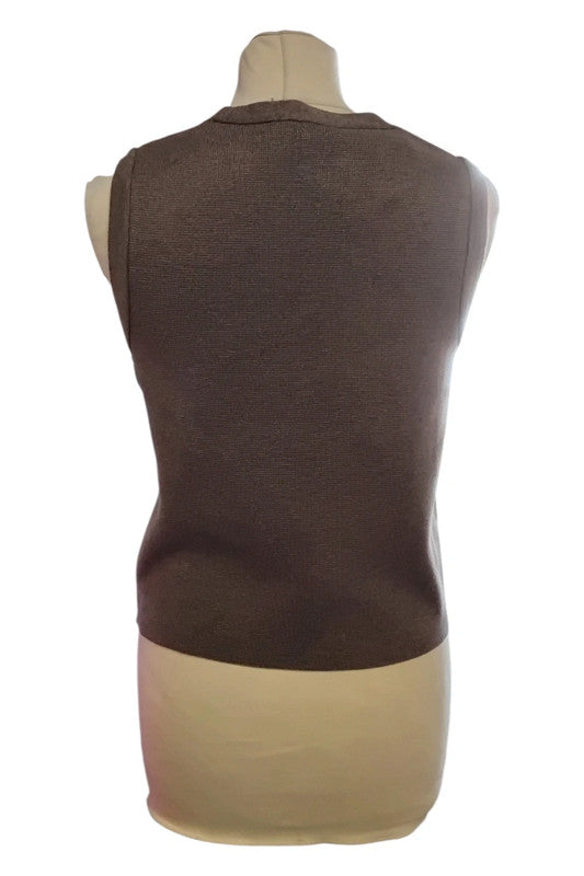 New Look vest brown Size 10 9414AOD
