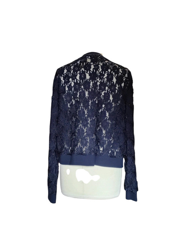 Gallery Lace Bomber Jacket Size 10 9538JC