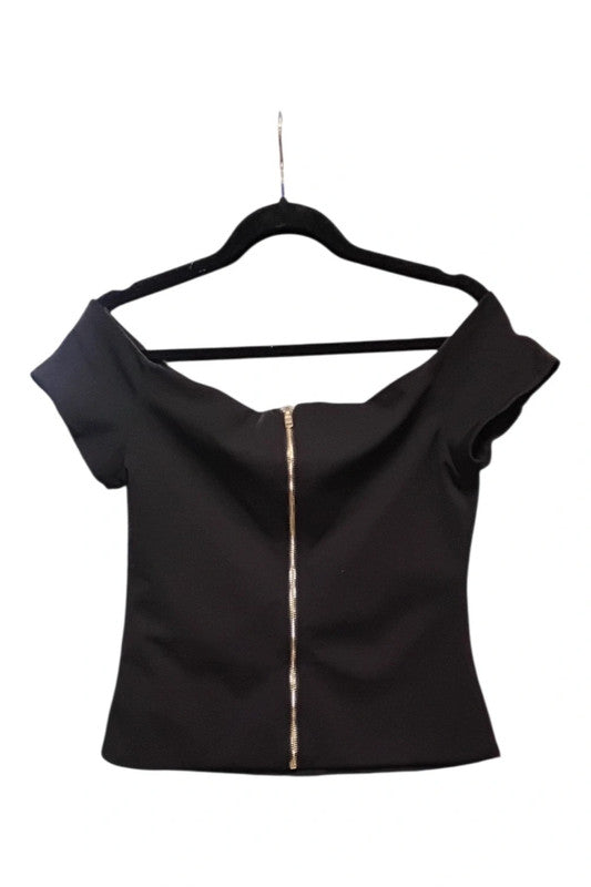 Kyla top black Size L 9524AHE