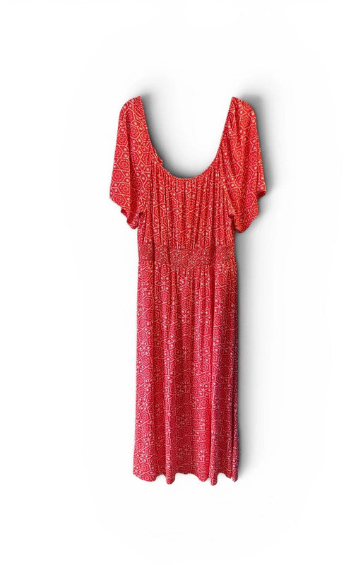 Monsoon Dress red maxi sizeXL 9558KMC