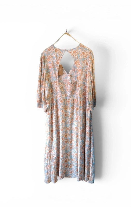 Monsoon Dress blue floral size22 9557KMC