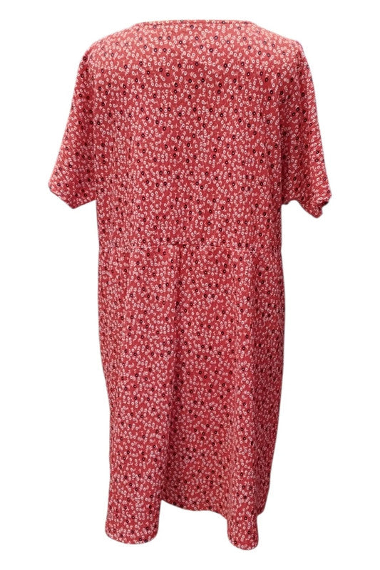Dunnes Dress Red Size L 8848MG