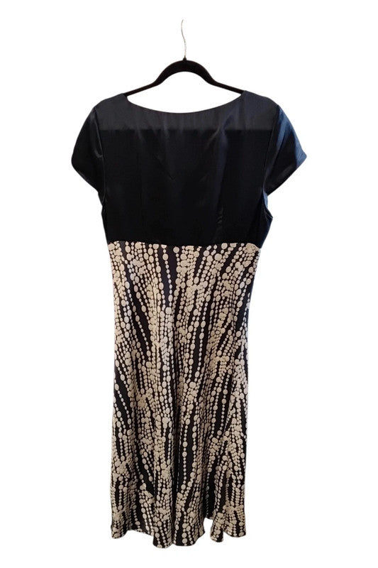 Fenn Wright Manson dress navy and cream Size 16 9682RC