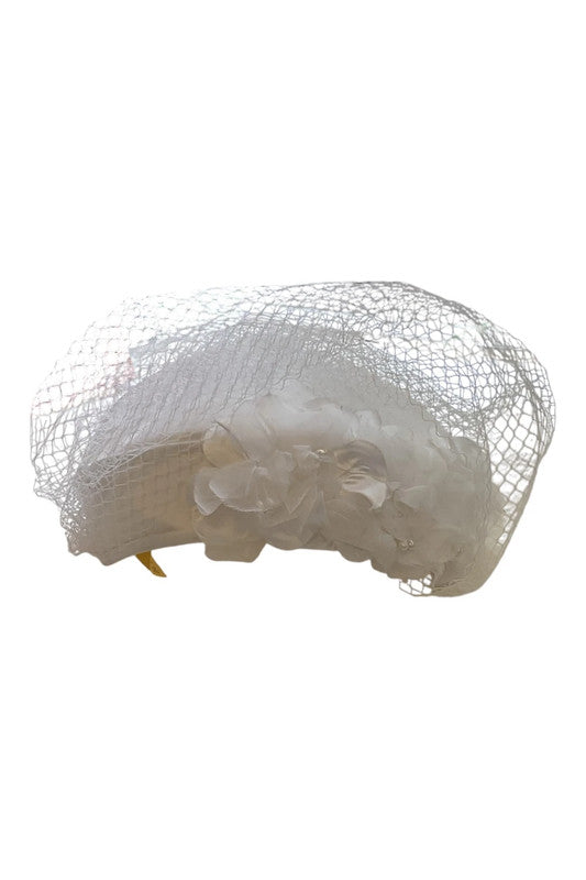 Hat pillbox white 5347DC