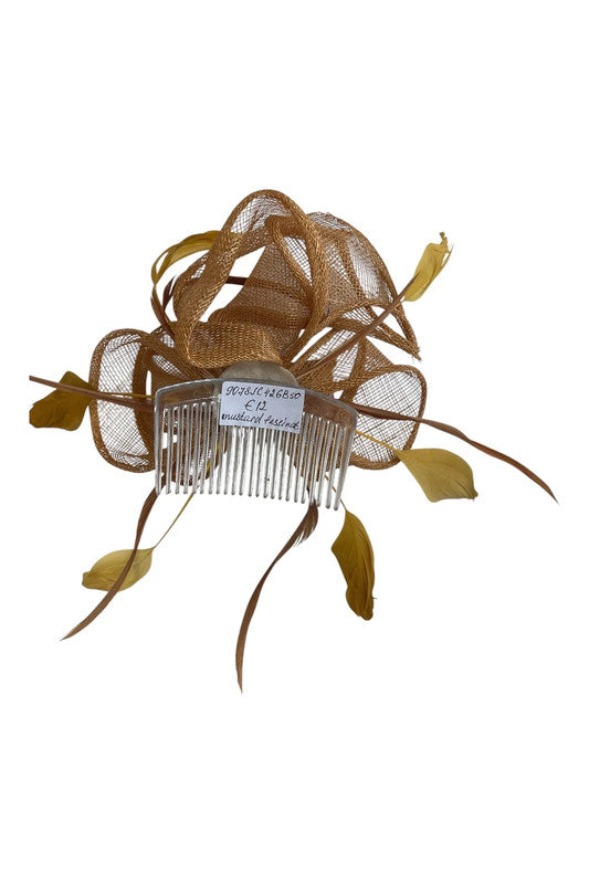Fascinator mustard 9078JC