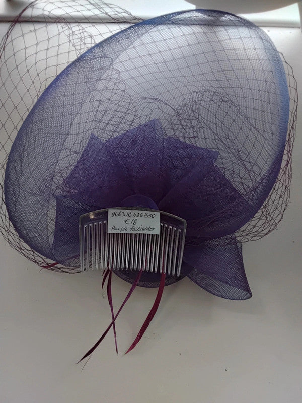 No brand Fascinator Purple 9083JC