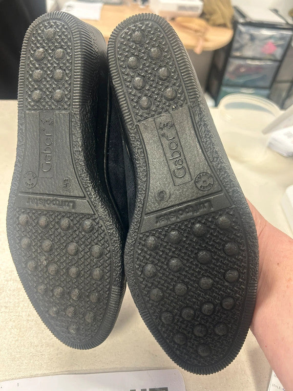 Gabor comfort shoe Navy suede Sz 5 9735BC