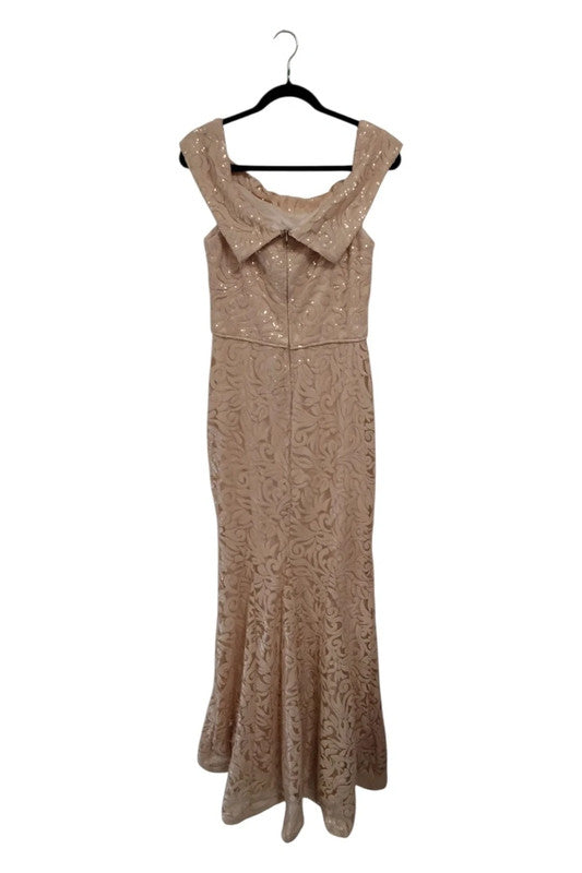 Evita Prom Dress Peach Sz 10 9771DEK