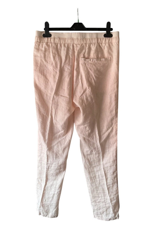 Sandwich Trousers linen pink size 10 9828MOD