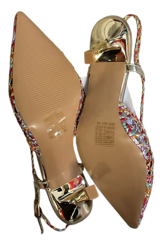 Ideal shoes Shoes gold&multicoloured size 39 9873MG