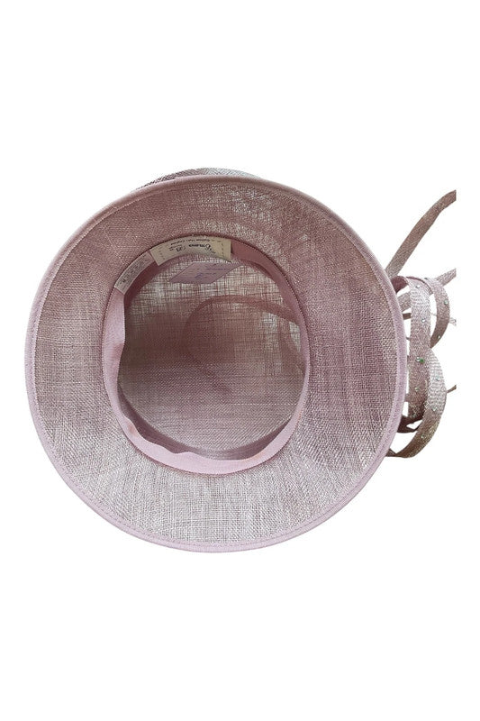 Emma B Fascinator hat mauve one size 9850BDO