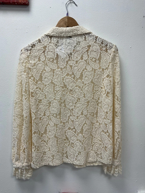 Golden Live top cream Size S 9898MG