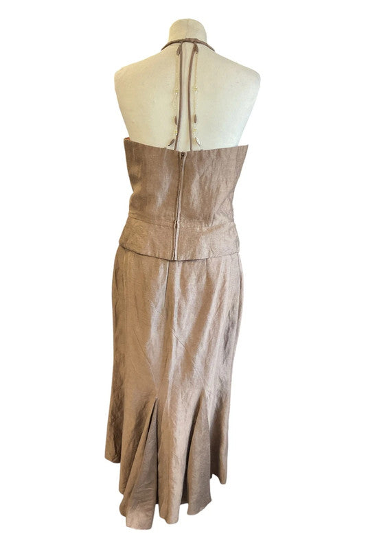 Linea Raffaelli Three pieces suits brown size 40 5823AL