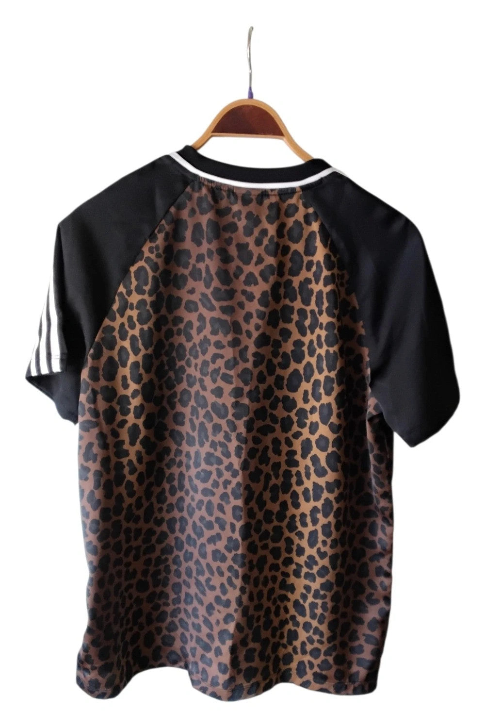 Adidas Originals jersey brown print size 8-10 10101MG