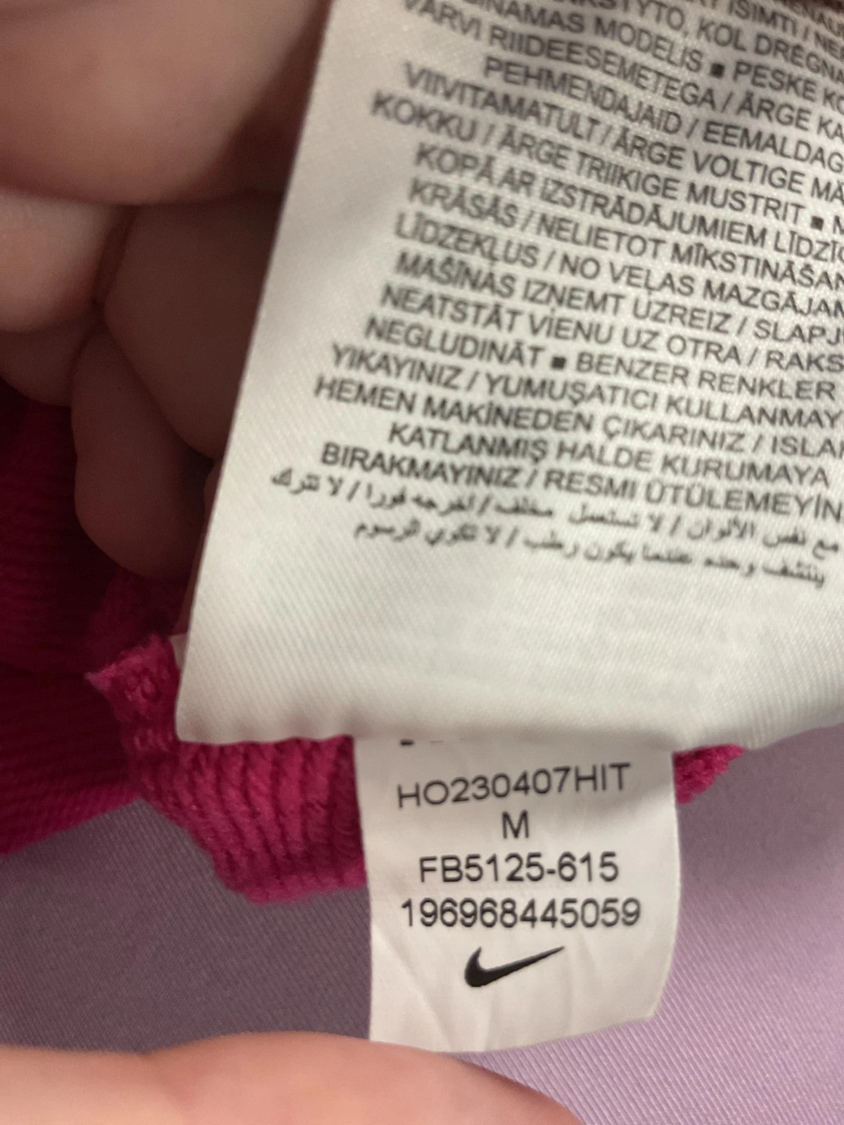 Nike sweatshirts pink Size M 10114MG