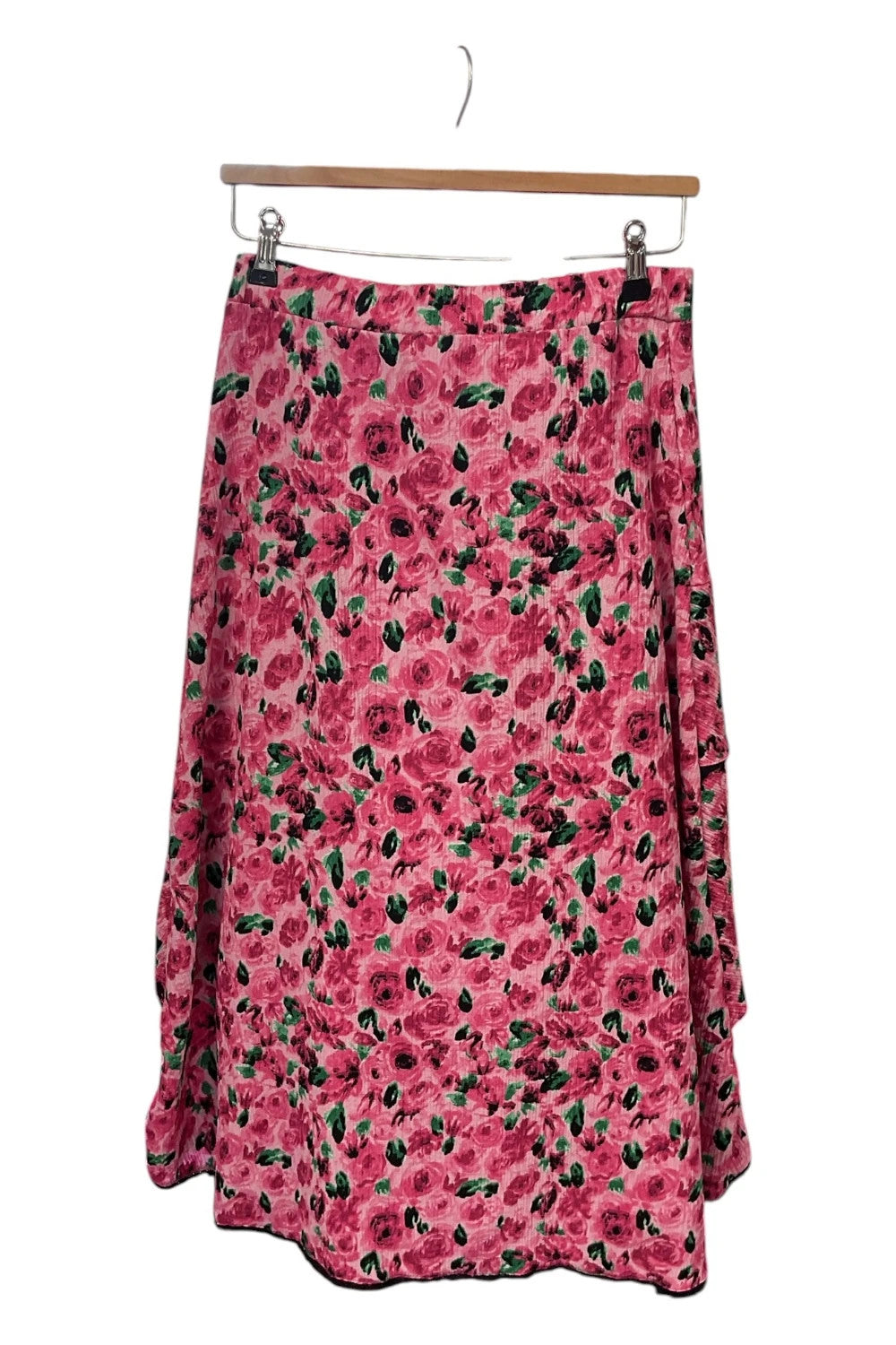 Savida pink floral skirt, size-M, 9811PFU