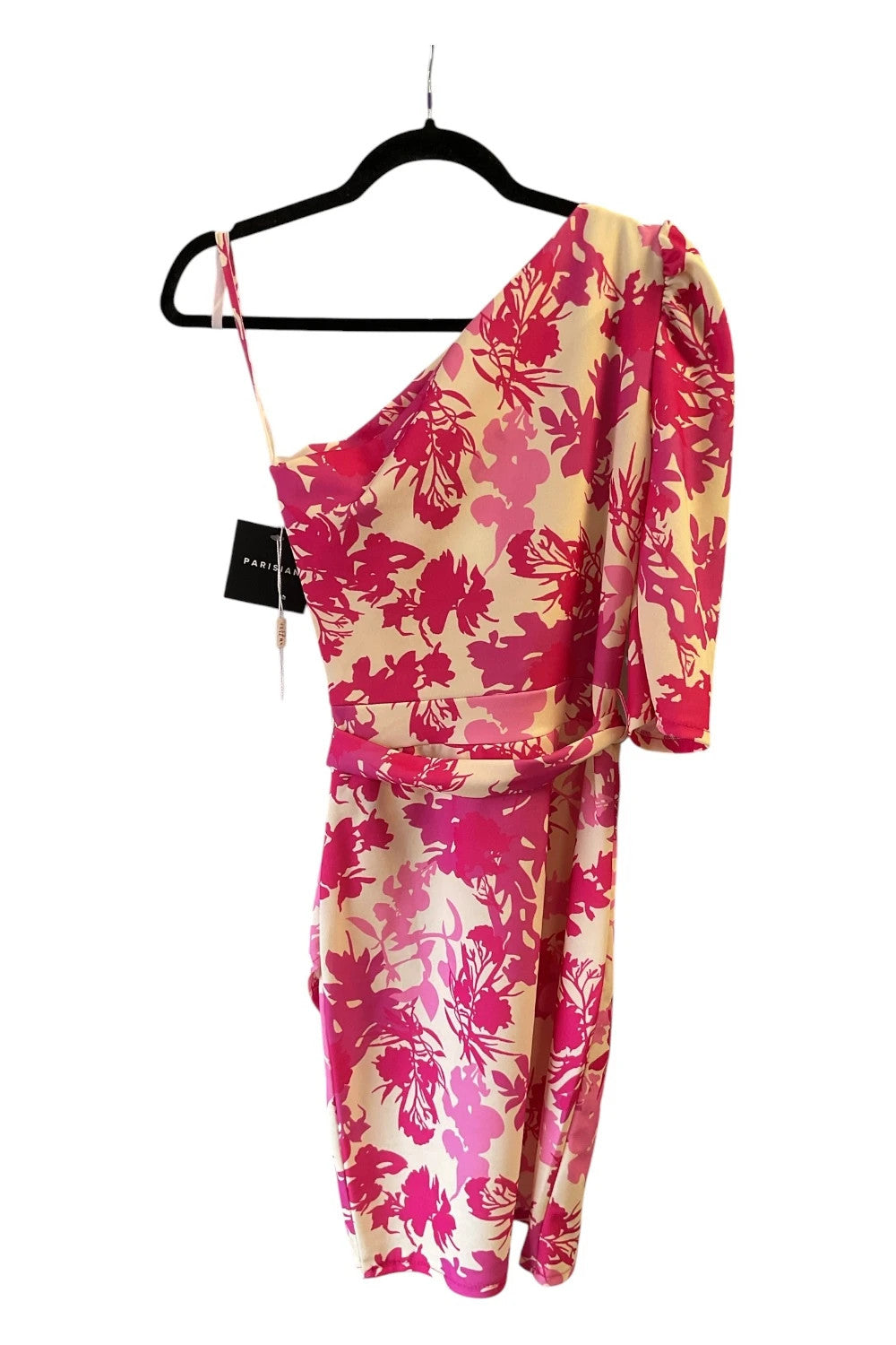 Parisian dress pink print size-s 10249OLK