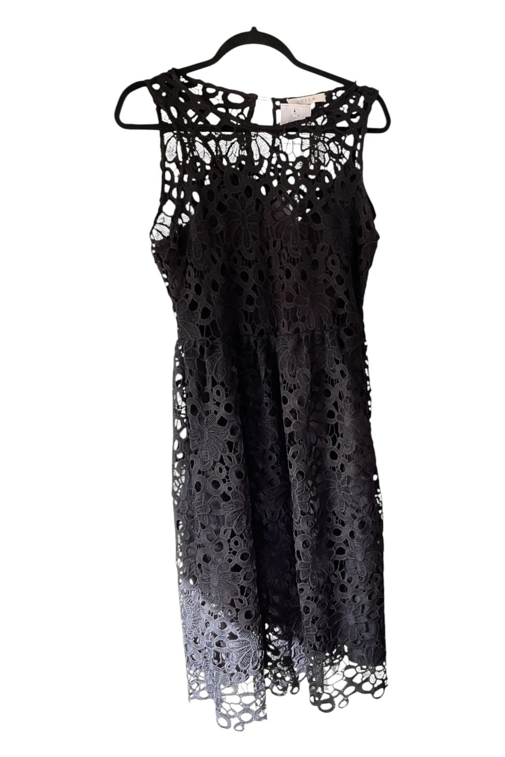 Vila dress lace black size-m 10242OLK