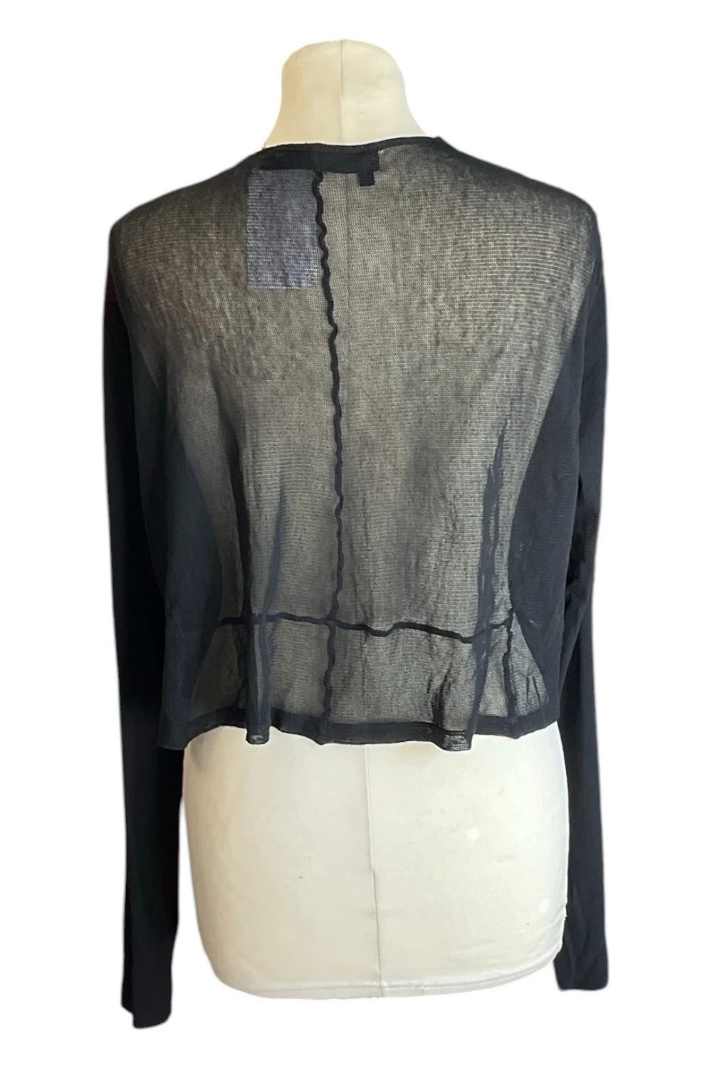 Porto Cardigan black mesh size-2/m 10258CDC