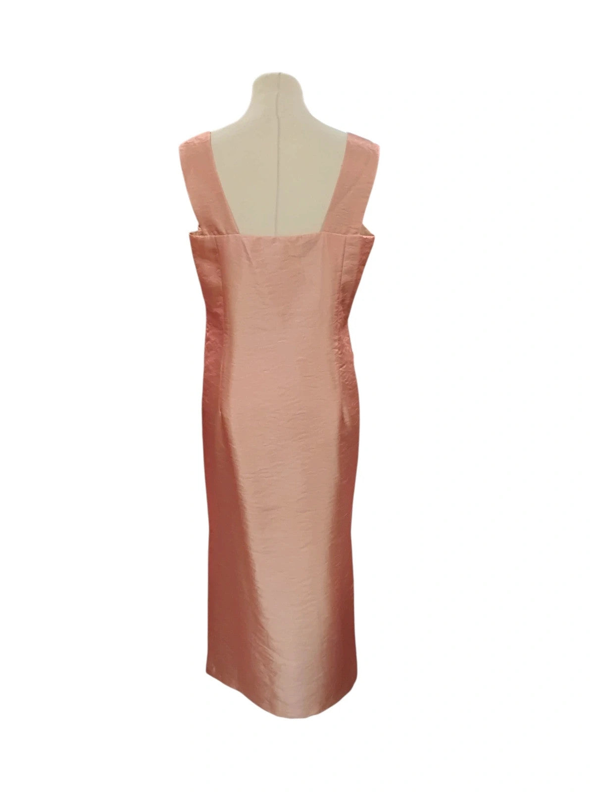 John Bentley MOB 2pc Dress+Blazer Gold&Peach Sz-10 10370LMO