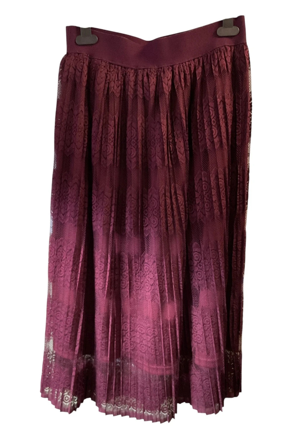 Lucy Wang skirt burgundy size-L 10397LS