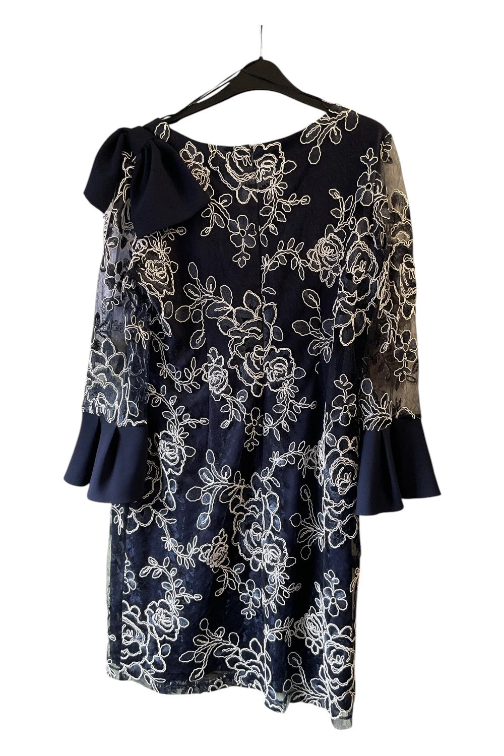Gina Bacconi dress navy size-16 10495MMHU