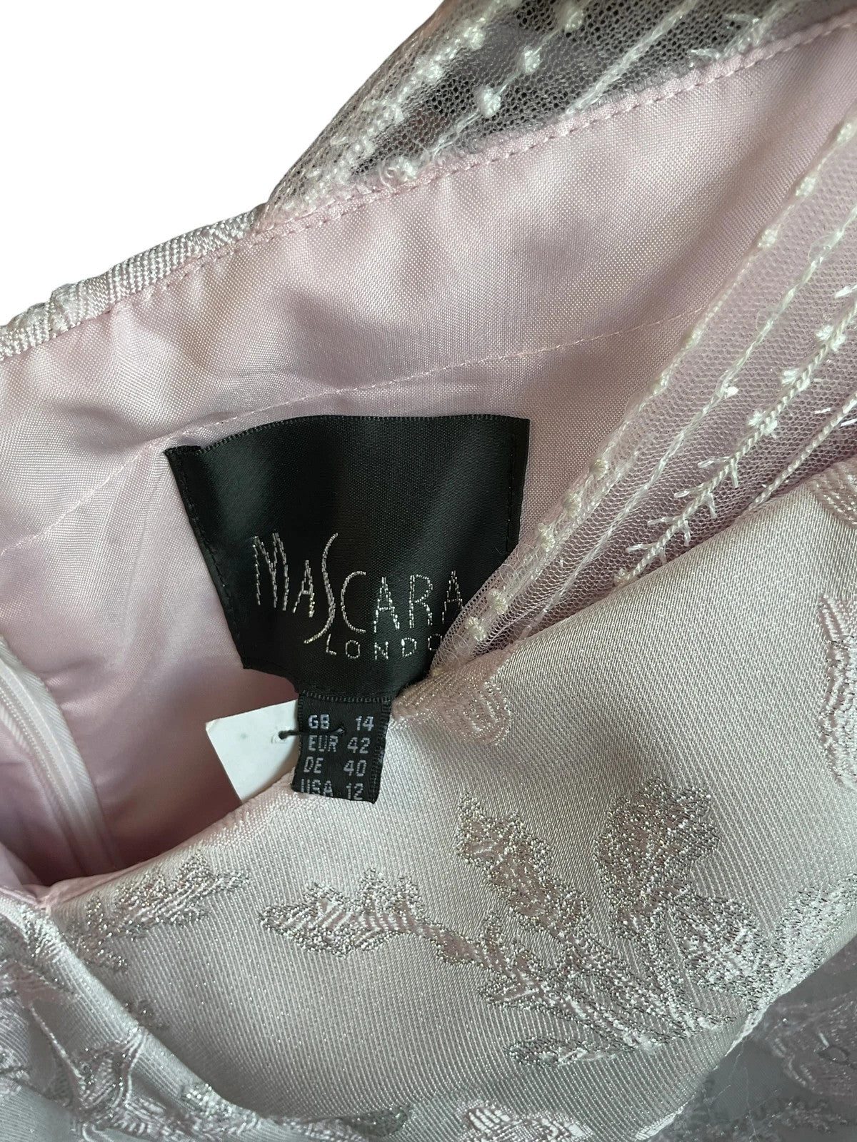 MOB dress light pink size-14 4846