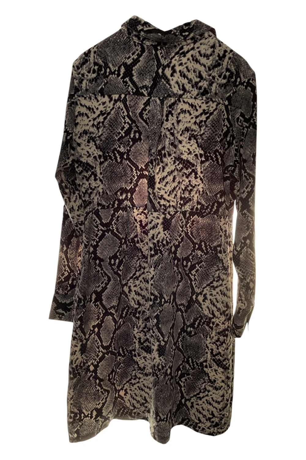 Elli White dress gray print size-L 10552GB