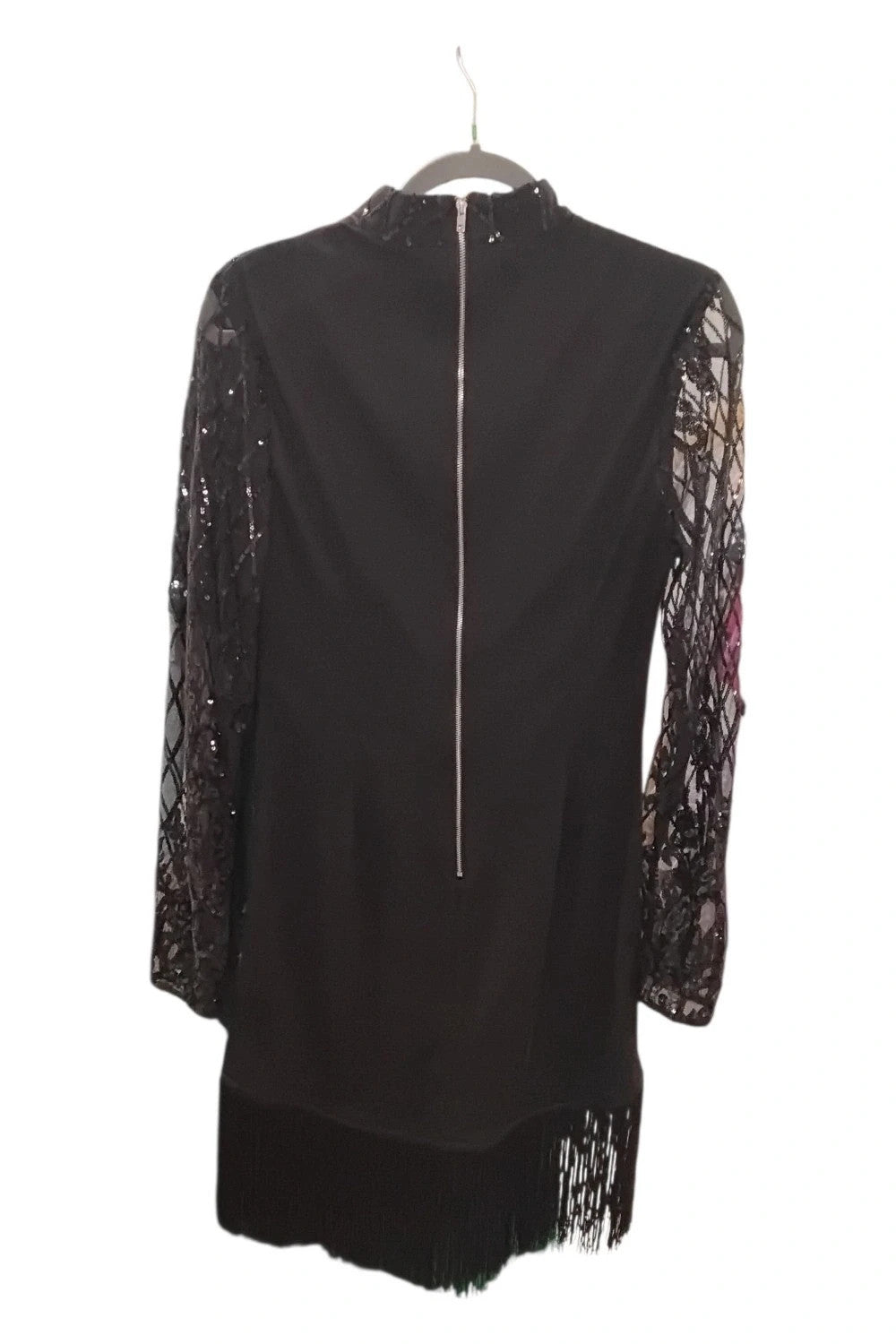 PrettyLittleThing dress black size-10 10557MMO